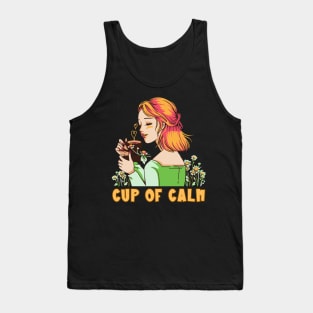 Camomile Tea Cup Of Calm Tank Top